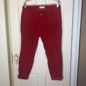 Red Corduroy Pants